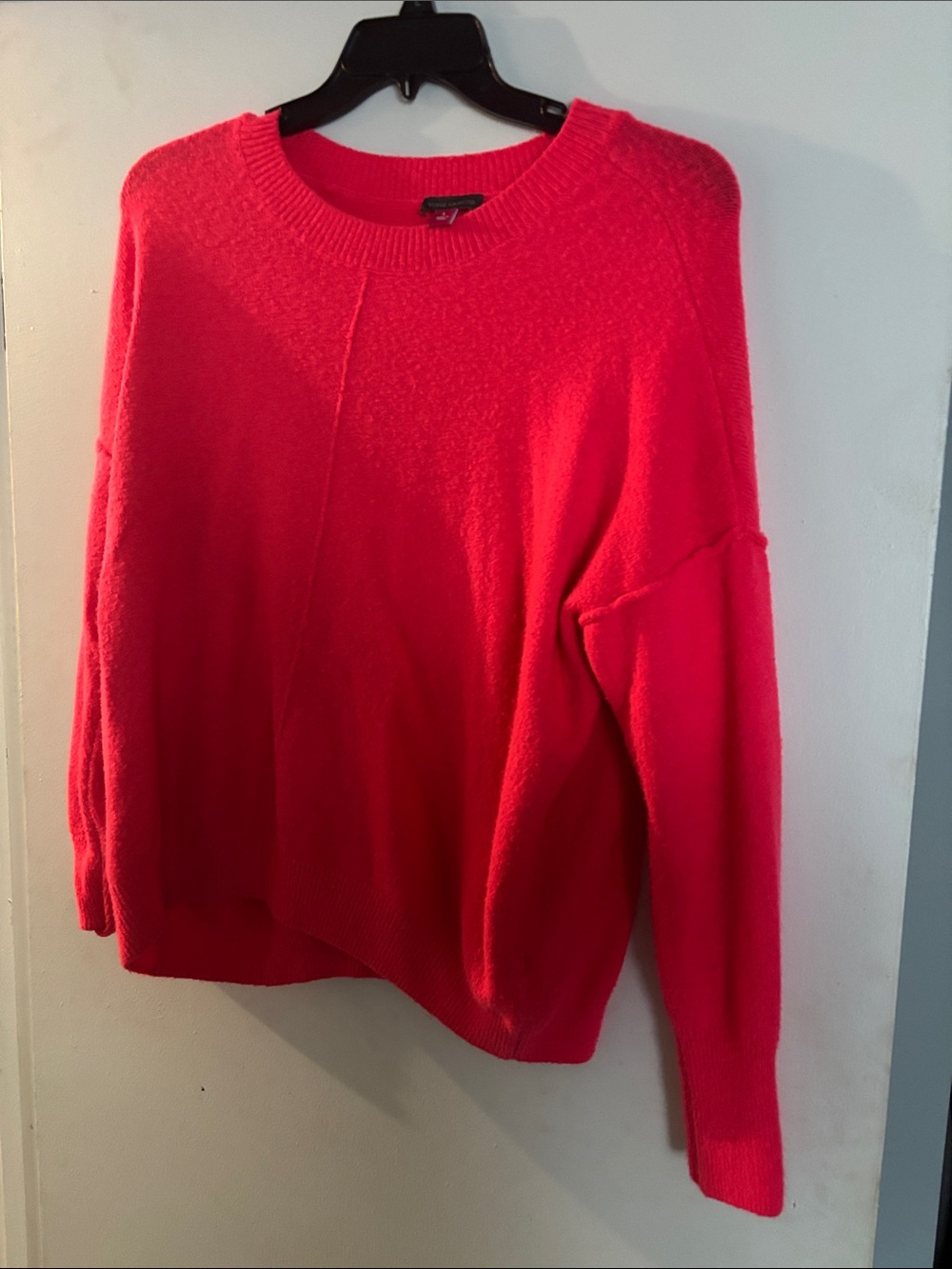 Vince Camuto Bright Pink Crewneck Sweater